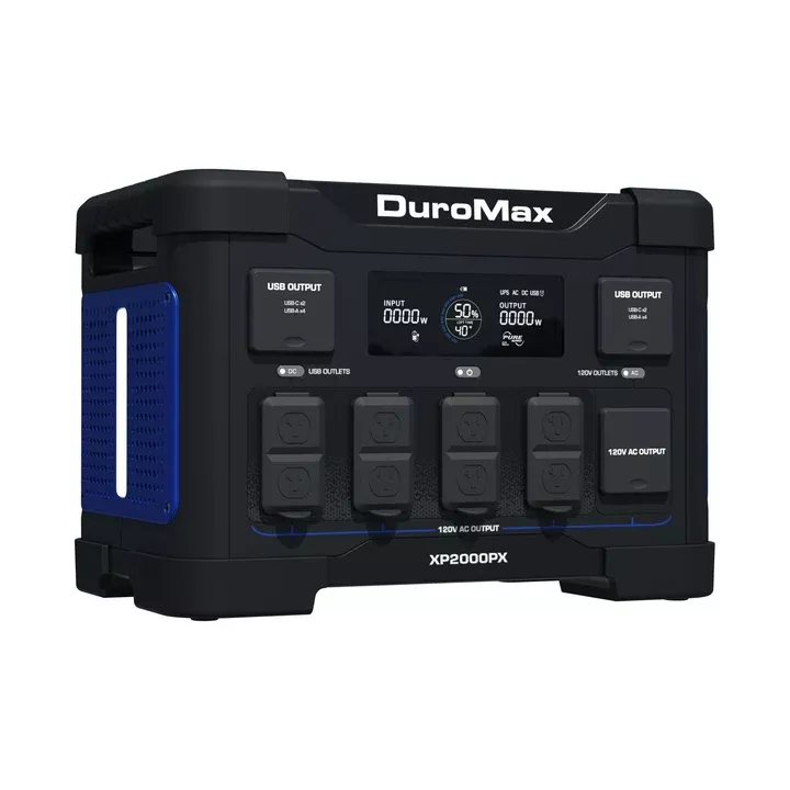 Duromax XP2000PX 2000 Watt LiFePO4 Portable Battery Backup Power Station
