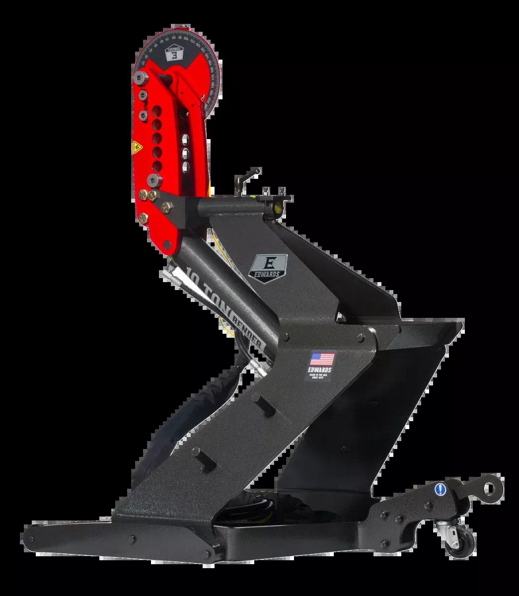 Edwards Ironworkers 10 Ton Bender and Portable Power Unit 1 Phase, 230 Volt HAT1010