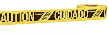 EMPIRE 500' Reinforced Yellow Barricade Tape