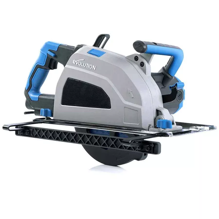 EVOLUTION Metal Cutting Circular Saw w/ 8-1/4" Mild Steel Cutting Blade & Chip Collection