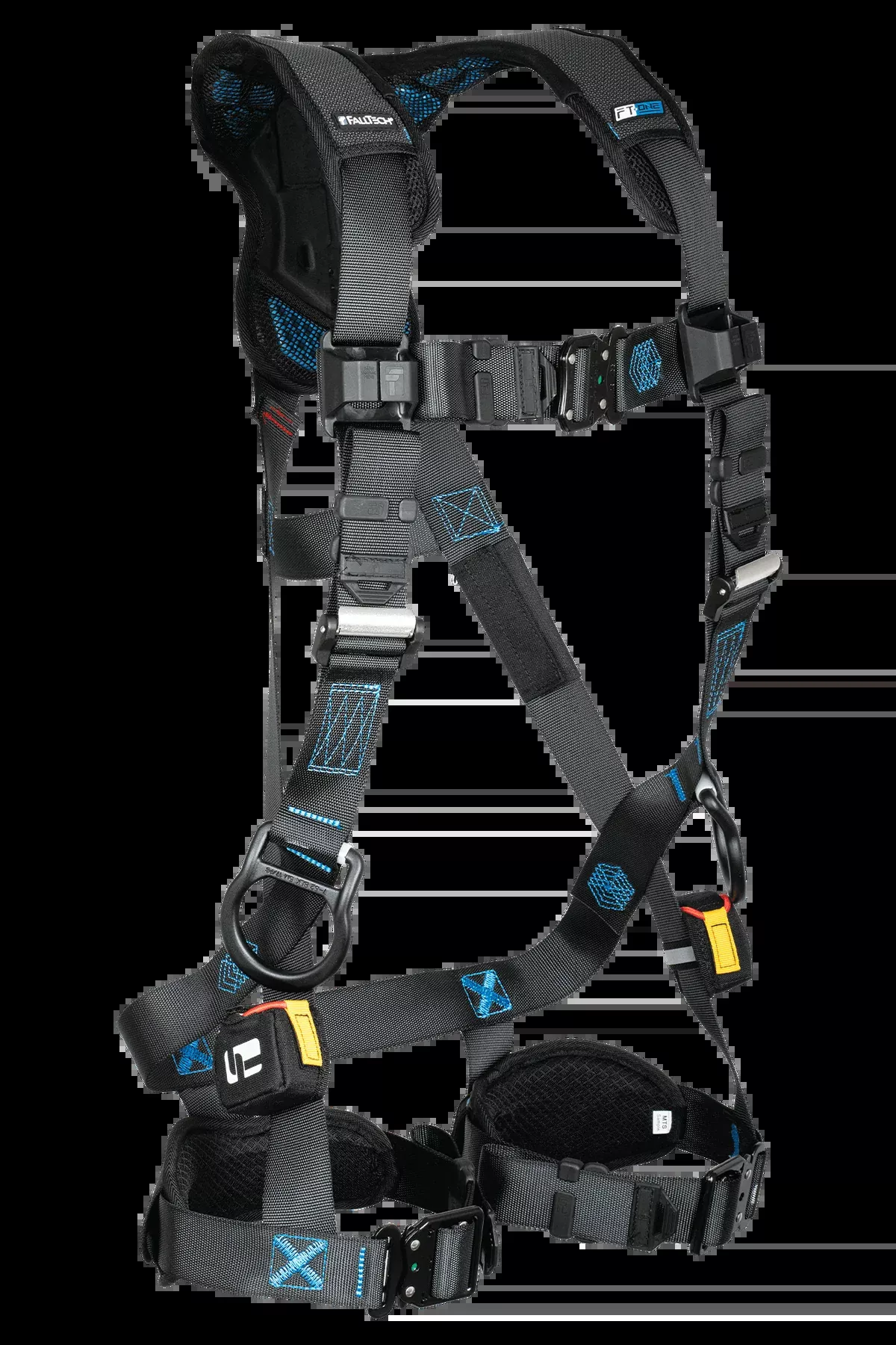 FALLTECH FT-ONE™ 3D Standard Non-Belted Full Body Harness, Quick Connect Adjustments