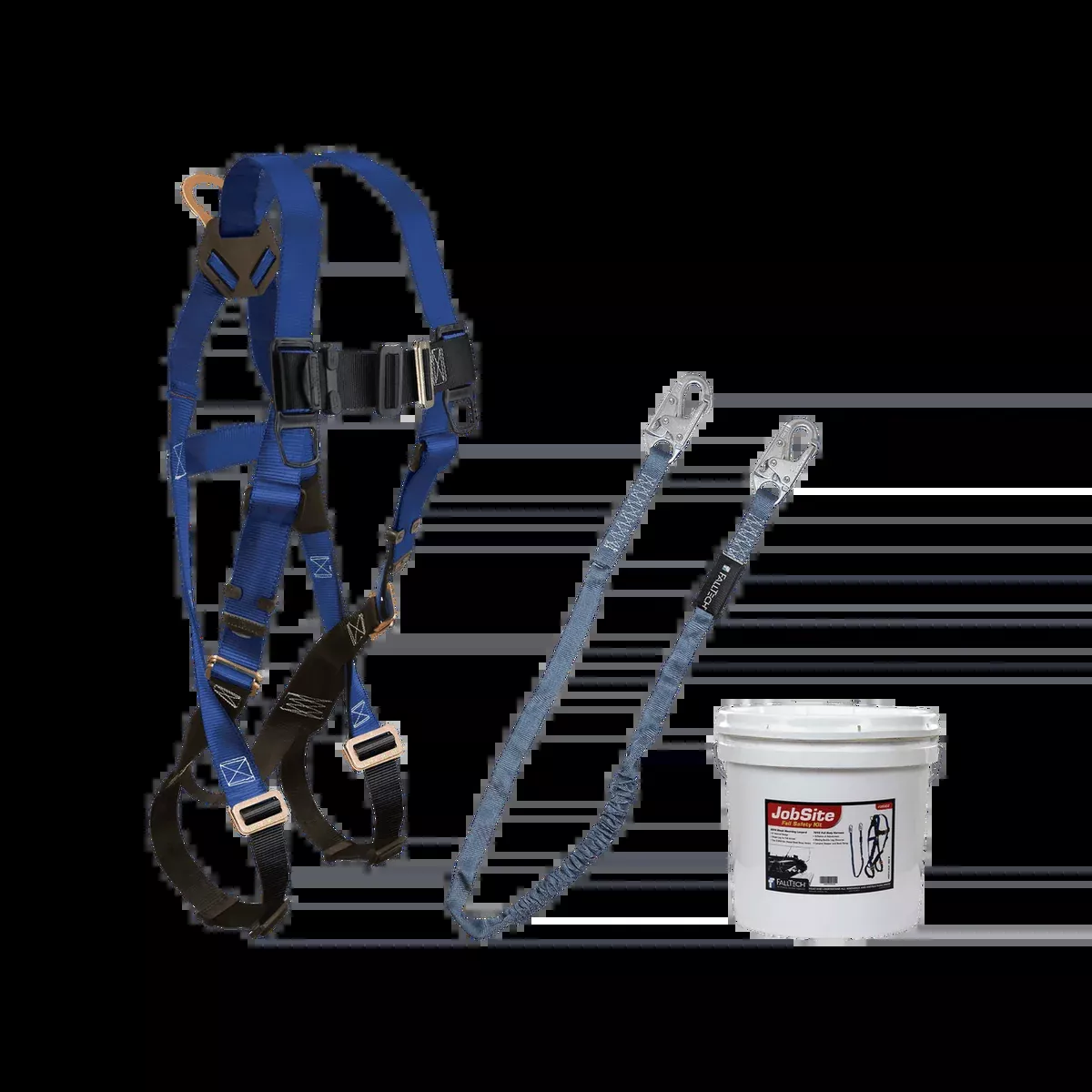 FALLTECH Harness & Lanyard 2 PC. Mini Bucket Kit (7015, 8259, 2 Gallon Bucket)