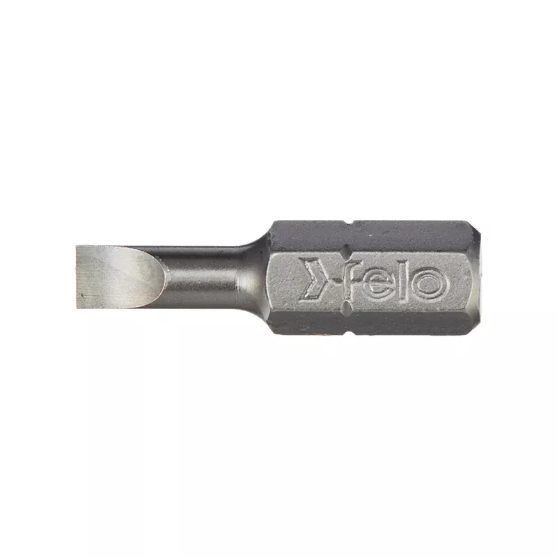 Felo 0715730089 3/16" x 0.8" x 1" Slotted Bit on 1/4" stock
