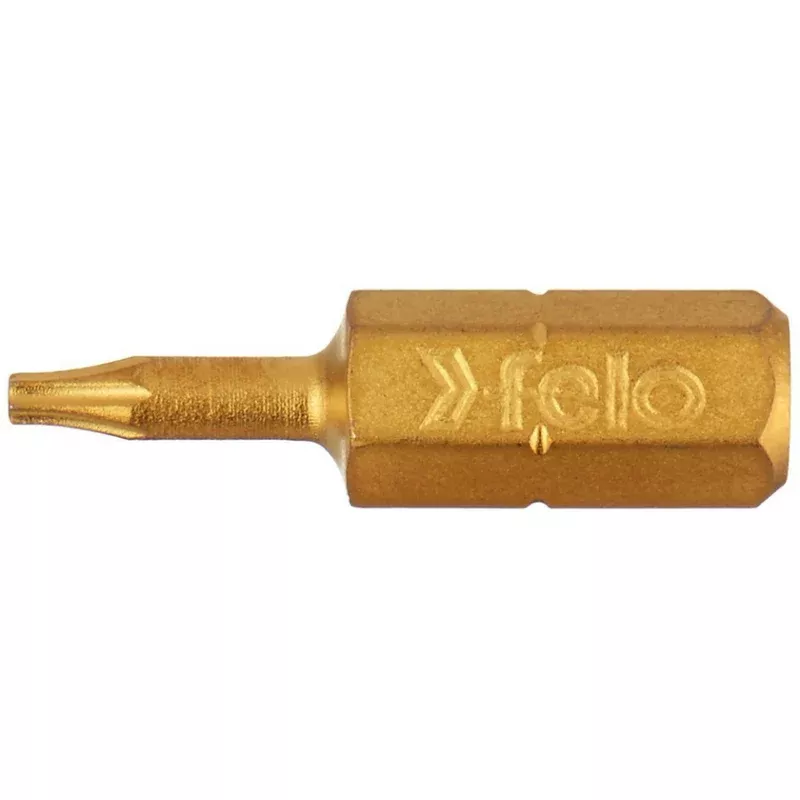 Felo 0715750214 T7 x 1" TORX Tin Bit on 1/4" Stock