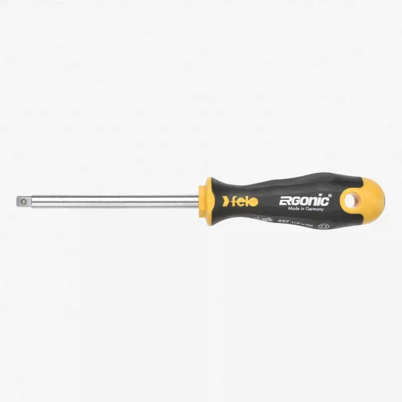 Felo Ergonic Screwdriver w/ 1/4" Socket Adapter