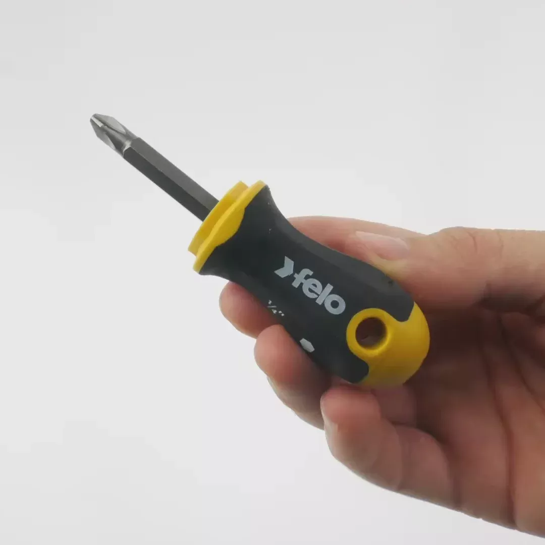 Felo Reversible Blade Screwdriver - 5.5mm Slotted and #2 Phillips