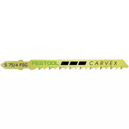 Festool 204316 S75/4FSG 3 in. 6 TPI Jigsaw Blades 5pk