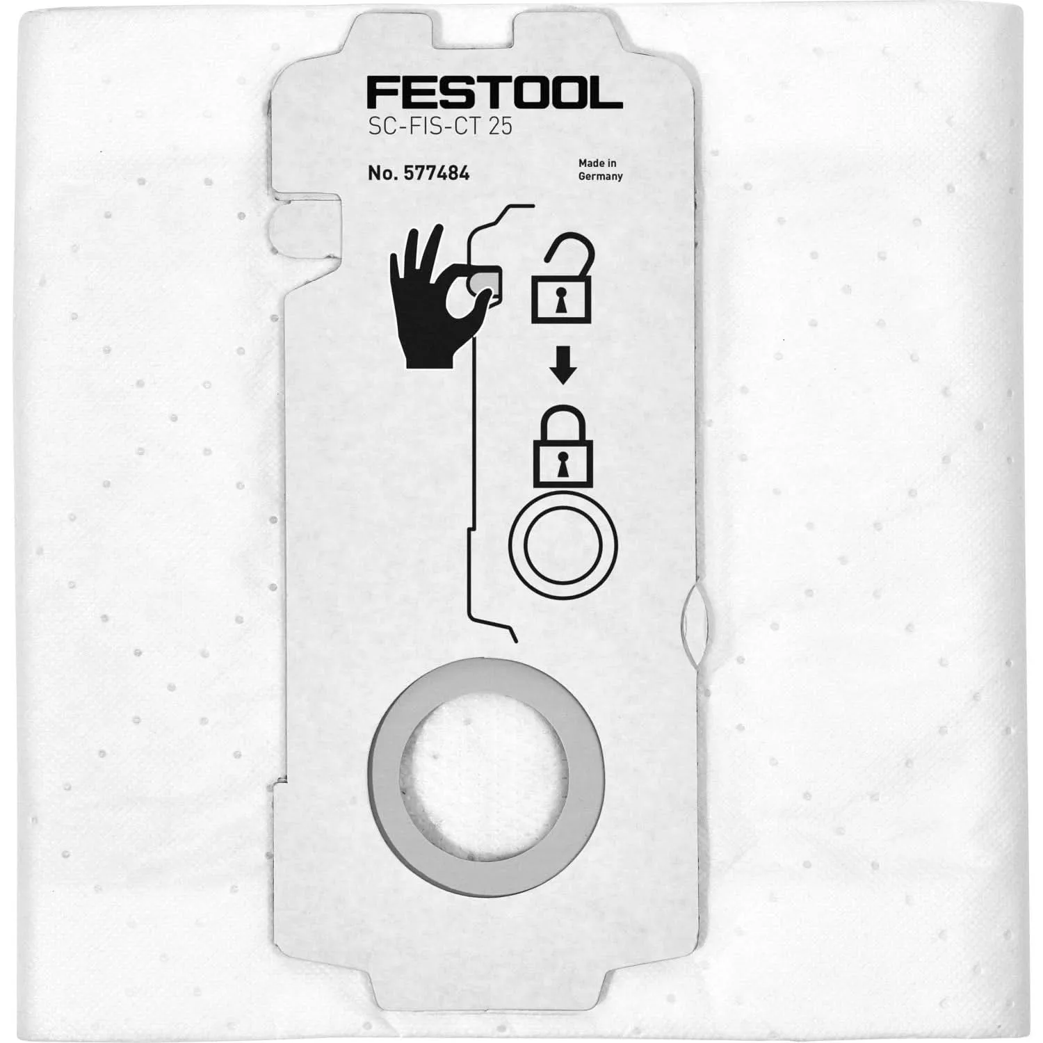 Festool 577484 SC-FIS-CT 25/5 SELFCLEAN Filter Bag, 5-Pack