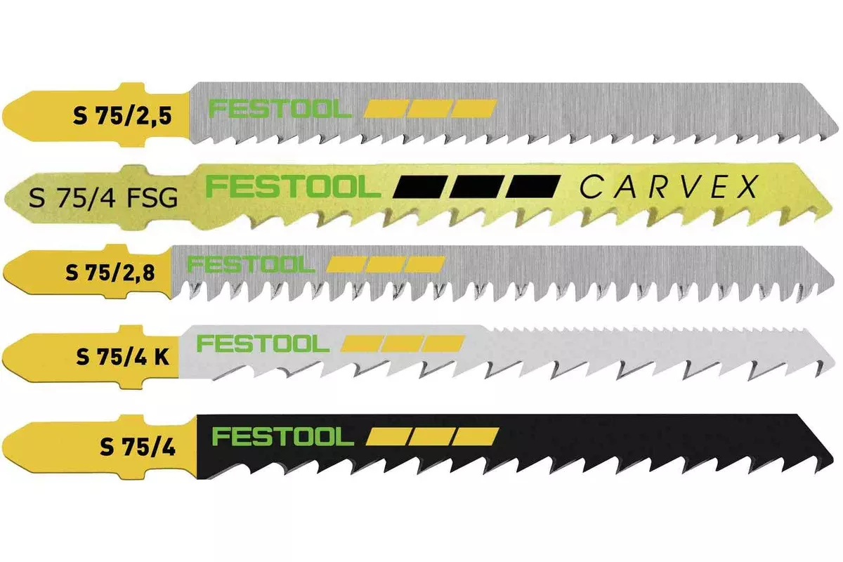 FESTOOL Jig Saw Blade Set STS-Sort/25 W