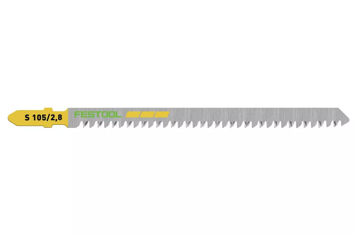 FESTOOL Jig Saw Blade WOOD STRAIGHT CUT S 105/2,8/5 (5 PACK)