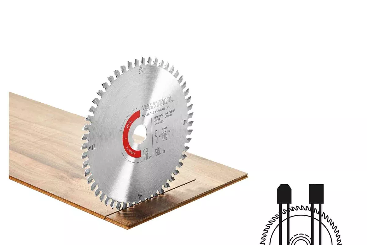 FESTOOL Saw Blade LAMINATE/HPL HW 160X2,2X20 TF48