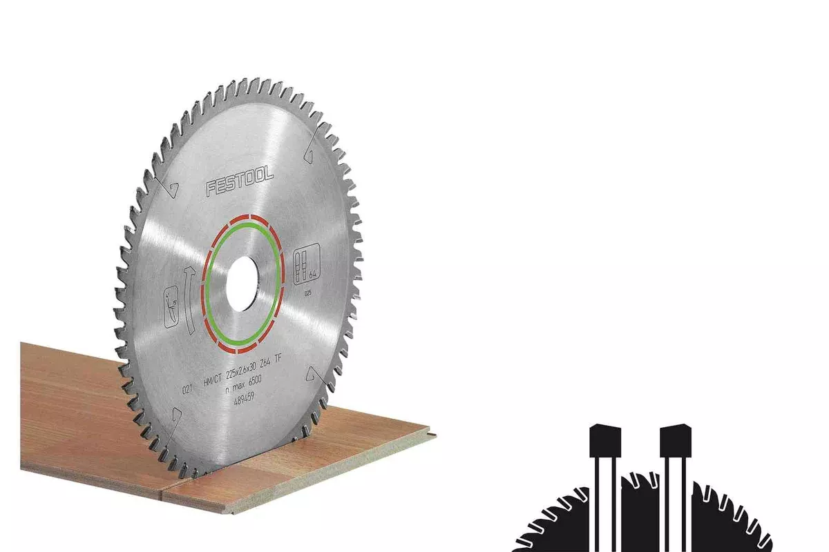 FESTOOL Saw Blade LAMINATE/HPL HW 260X2,5X30 TF64