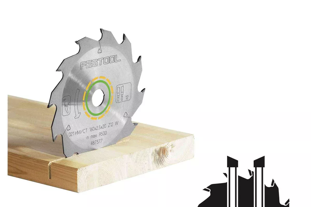 FESTOOL Saw Blade WOOD STANDARD HW 160X1,8X20 W18