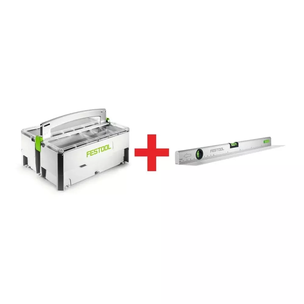 Festool SYS-Storage T-LOC Systainer with LEYSYS-FT1 Spirit Level