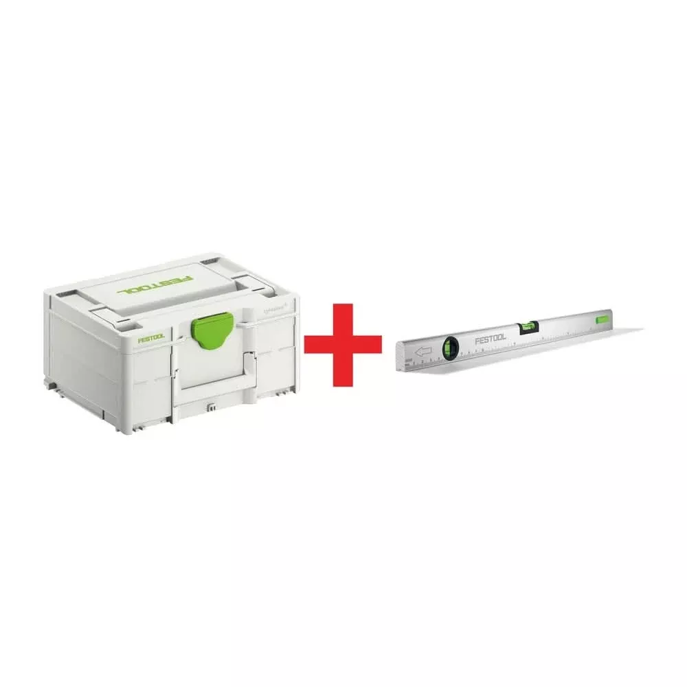 Festool Systainer3 M 187 with LEYSYS-FT1 Spirit Level