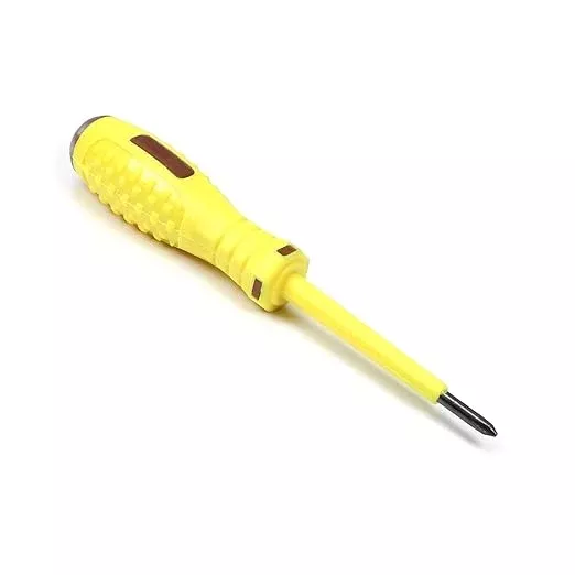 Fielect Circuit Tester, Voltage Tester Pen Screwdriver Electric Test Detector, Phillips Screwdriver Test Pencil 100-500V 1pcs