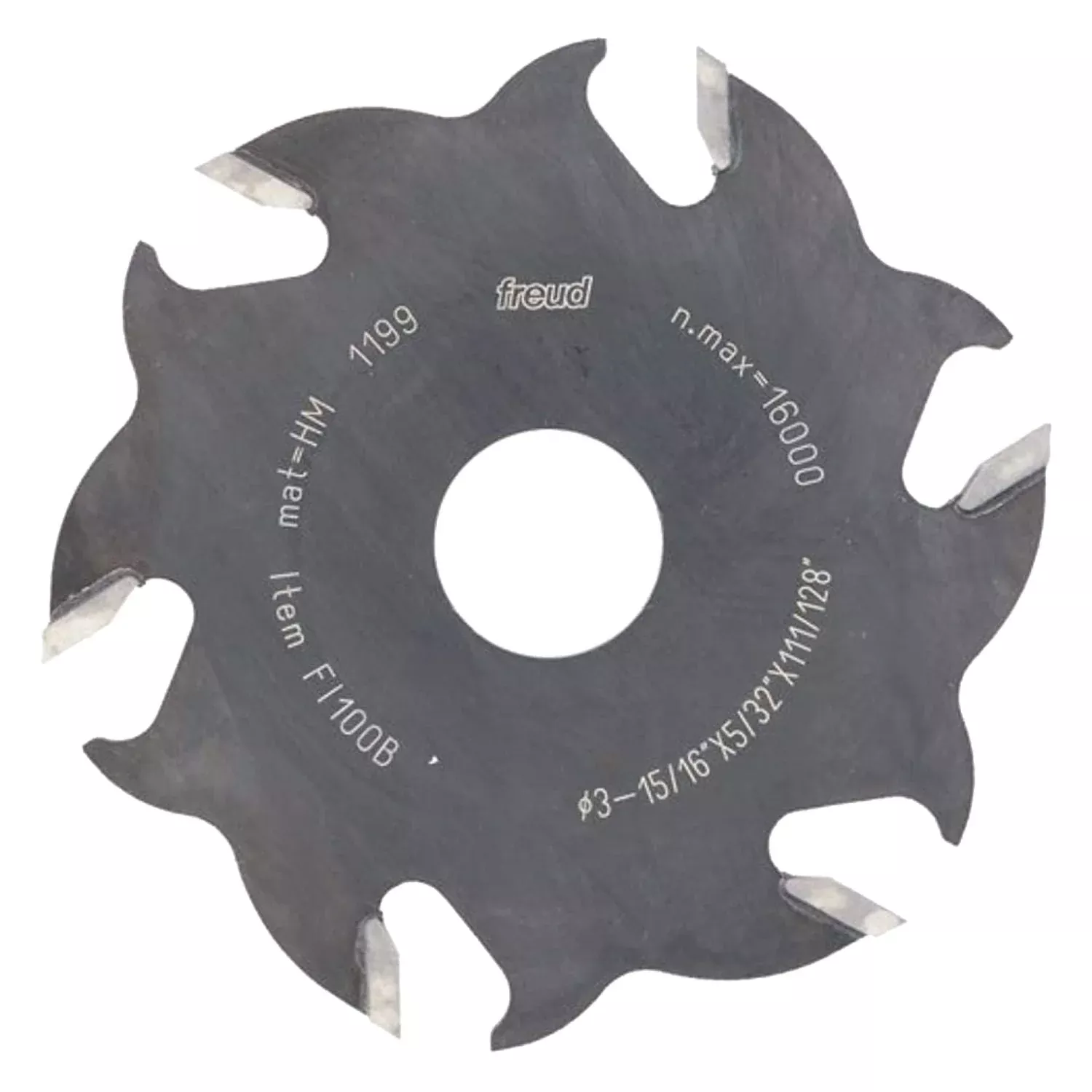 Freud FI100 4 in. 6-ToothReplacement Blade for JS100 and JS102 or Similar Biscuit Joiner