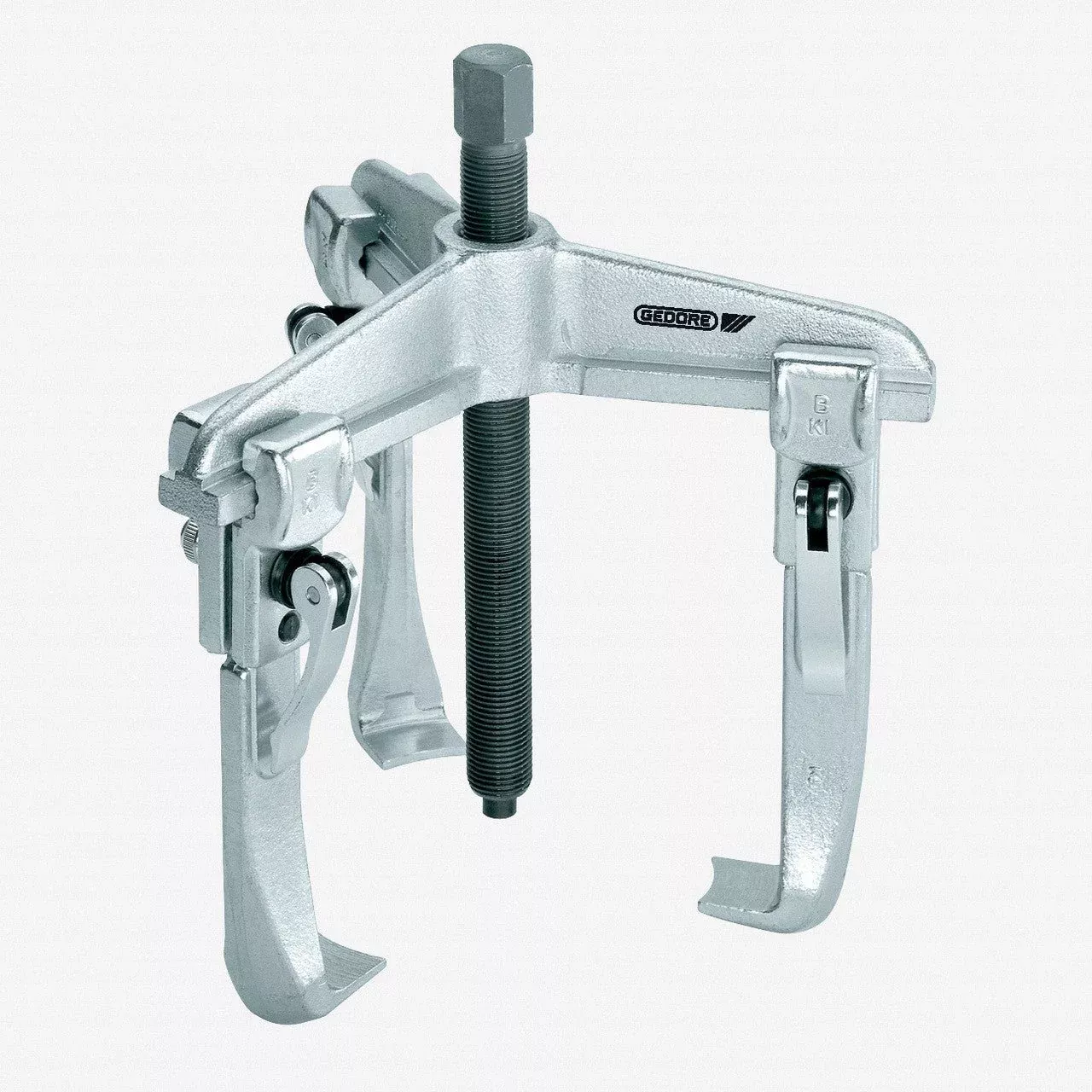 Gedore 1.07/1A-E Quick-release puller, 3-arm pattern 130x100 mm