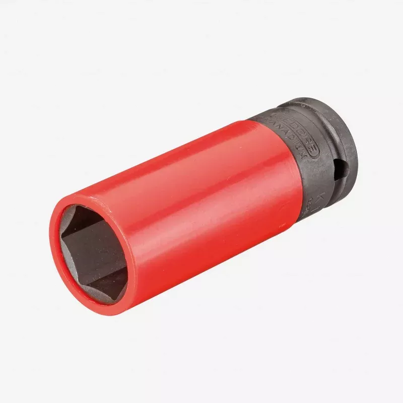 Gedore K 19 LS 21 Impact socket 1/2" with protective sleeve, 21 mm