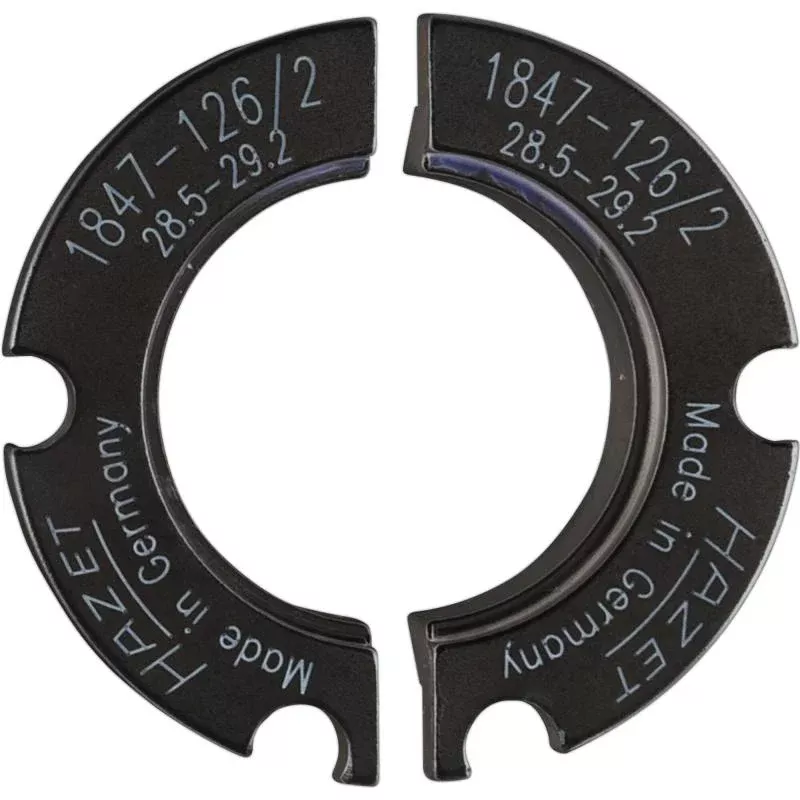 Hazet 1847-126/2 Half Shell Pair, ⌀ 28.5 – 29.2 mm