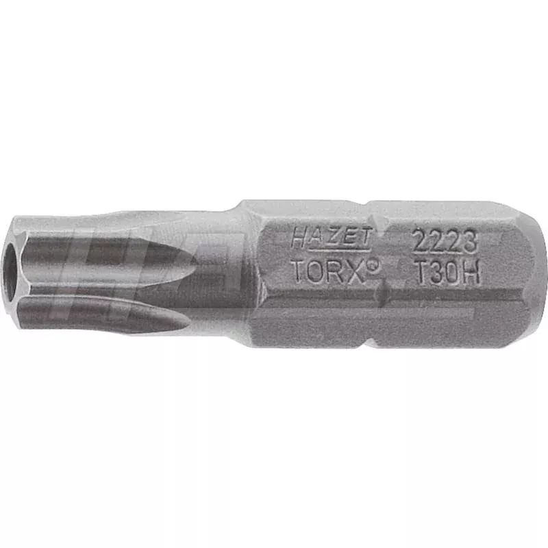 Hazet 2223-T10H Bit, Tamper-Resistant TORX, T10H