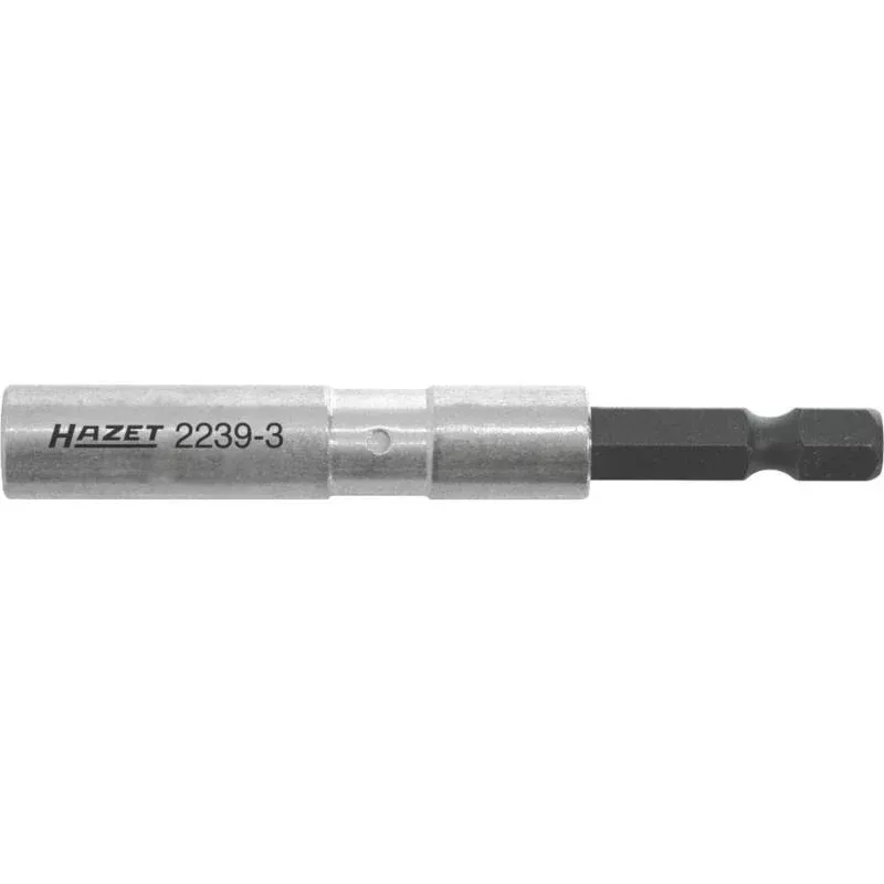 Hazet 2239-3 Adapter, 1/4" Solid Hex to 1/4" Hollow Hex, 75mm