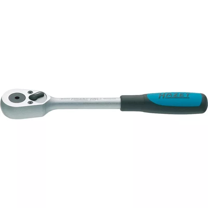Hazet 2264-1 Reversible Ratchet for Bits, 8mm (5/16") Hex