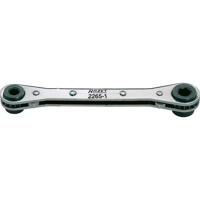 Hazet 2265-1 Reversible Ratchet for Bits, Straight, 1/4" Hex, 5/16" Hex