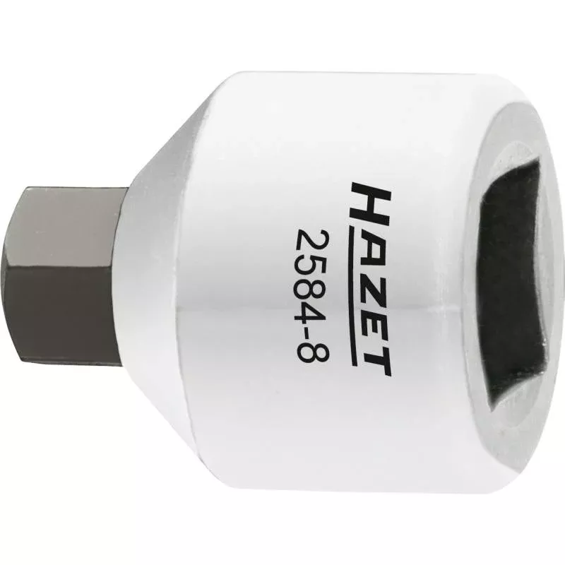 Hazet 2584-8 Brake Calliper Screwdriver Socket, 8mm Hex, 3/8" Square Drive