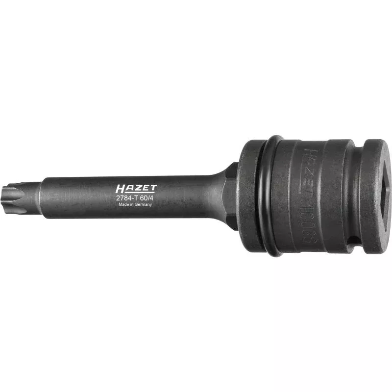 Hazet 2784-T60/4 Brake Disc Screwdriver Socket Set, TORX T60, 3/4" Square Drive, 4 Pieces