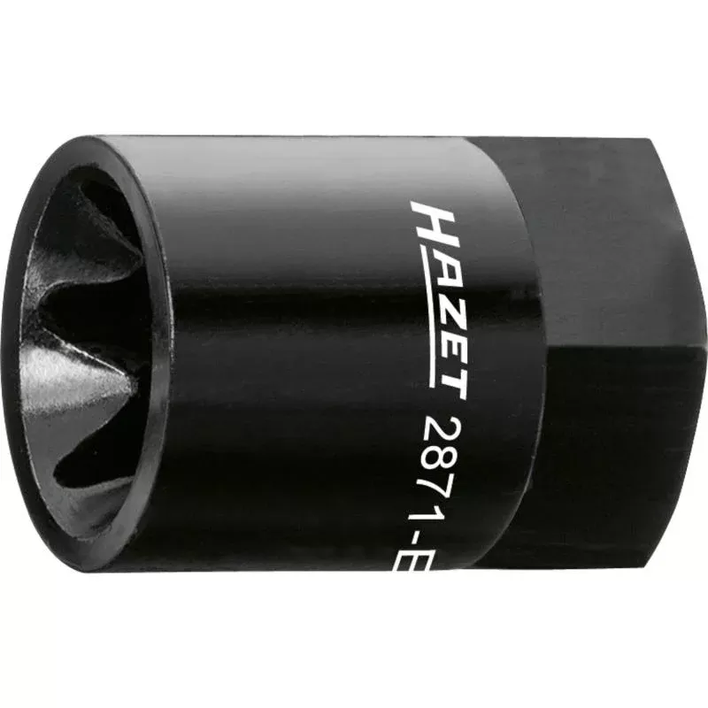 Hazet 2871-E20 Brake Calliper Socket, Outside TORX E20, Outside Hex 22mm