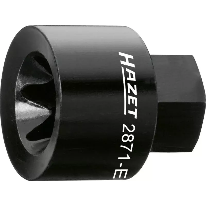 Hazet 2871-E24 Brake Calliper Socket, Outside TORX E24, Outside Hex 22m