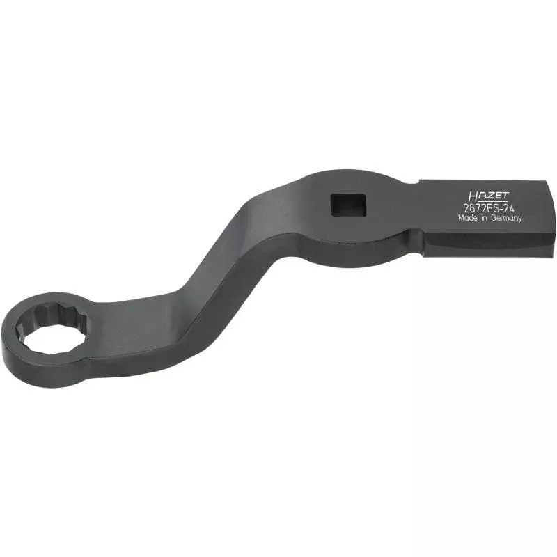 Hazet 2872FS-24 Box-End Wrench - Striking Face Pattern with 2 Striking Faces, 12-Point