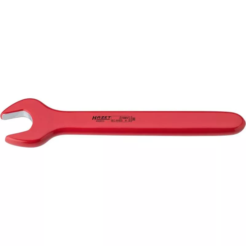 Hazet 450KV-14 Single Open-End Wrench with Protective Insulation, 14mm