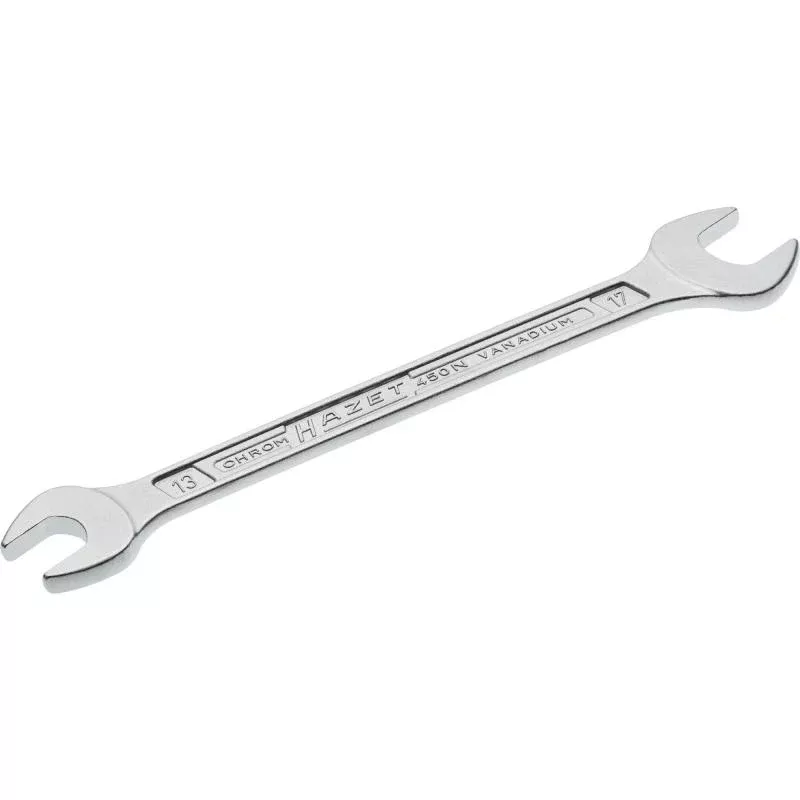 Hazet 450N-13X17 Double Open-End Wrench, 13x17mm