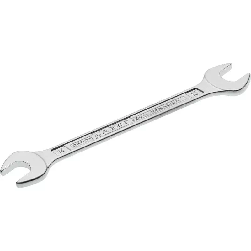 Hazet 450N-14X15 Double Open-End Wrench, 14x15mm