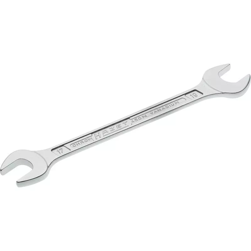 Hazet 450N-17X19 Double Open-End Wrench, 17x19mm