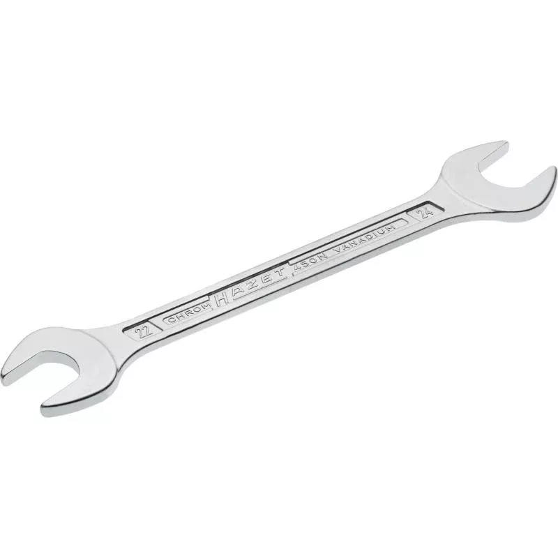 Hazet 450N-22X24 Double Open-End Wrench, 22x24mm