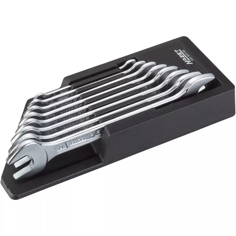 Hazet 450N/8RS Double Open-End Wrench Set, 8 Pieces