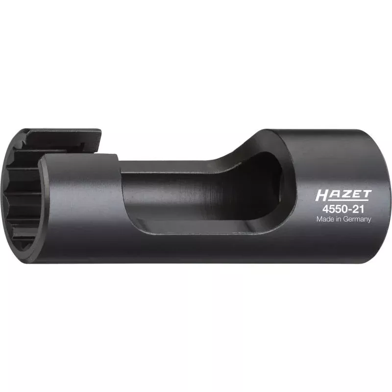 Hazet 4550-21 Injection Line Wrench, 21mm 12-Point Profile, 1/2" Square Drive
