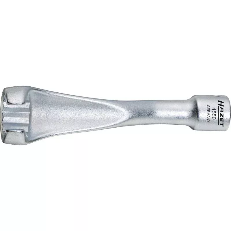 Hazet 4550 Injection Line Wrench, 12-Point Profile, 17mm