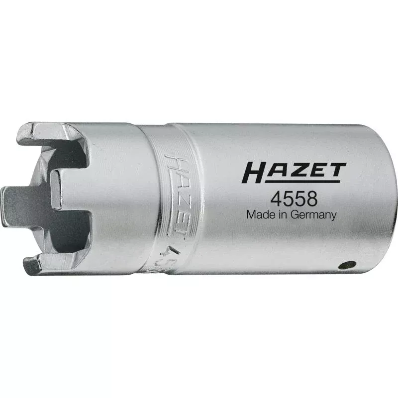Hazet 4558 Pressure Nut Crown Wrench, 28.4mm, 1/2" Square Drive