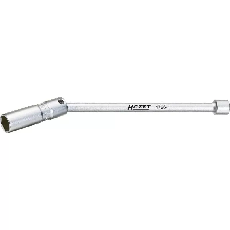 Hazet 4766-1 Spark Plug Wrench, 16mm (5/8") Hex, 3/8" Square Drive