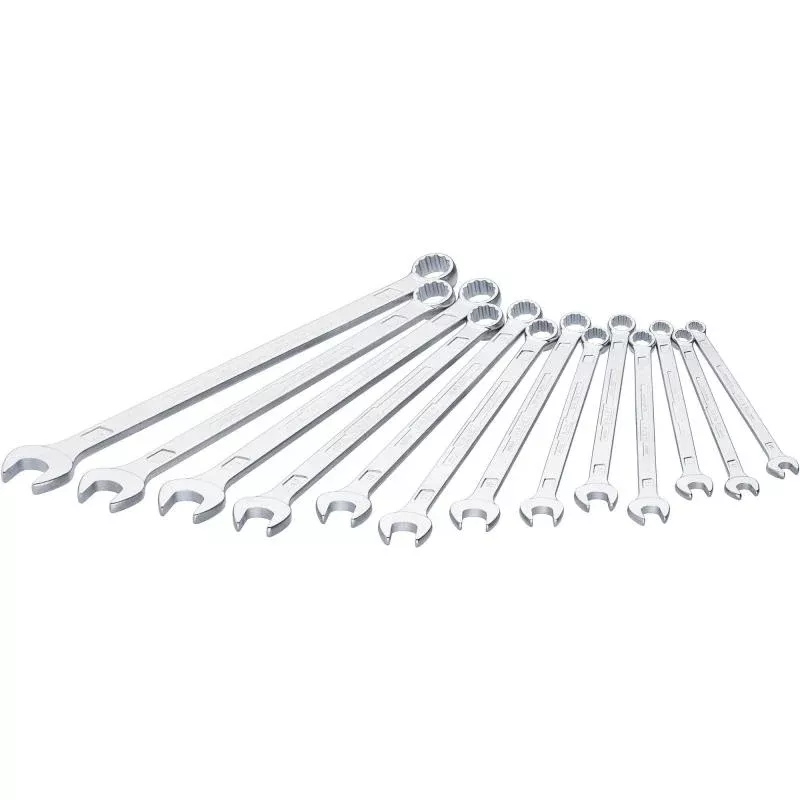 Hazet 600LG/13 Combination Wrench, Extra Long, Slim Design, 13 Pieces