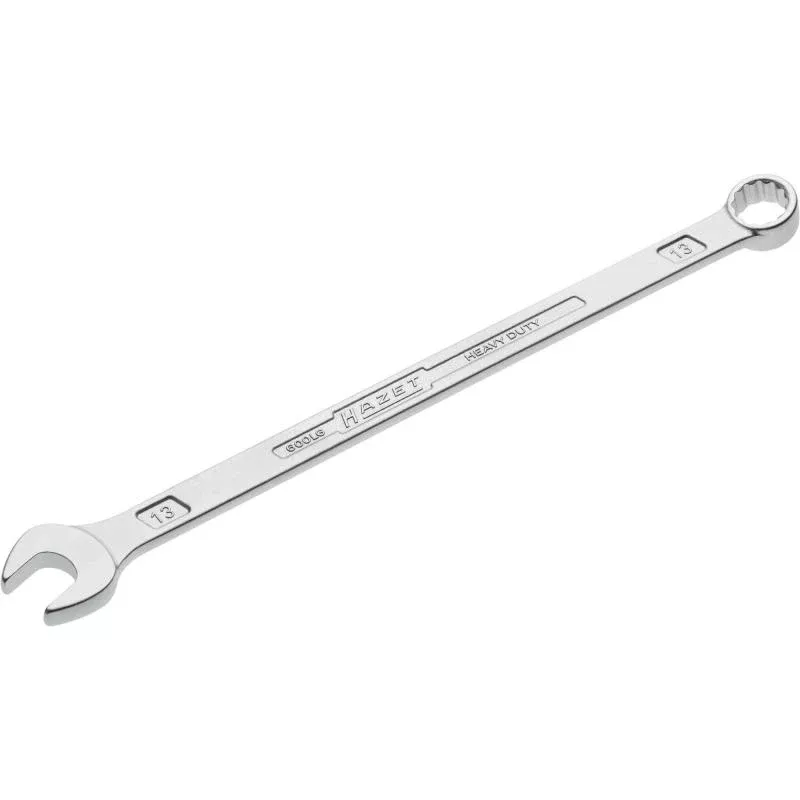 Hazet 600LG-13 Combination Wrench, Extra Long, Slim Design, 13mm