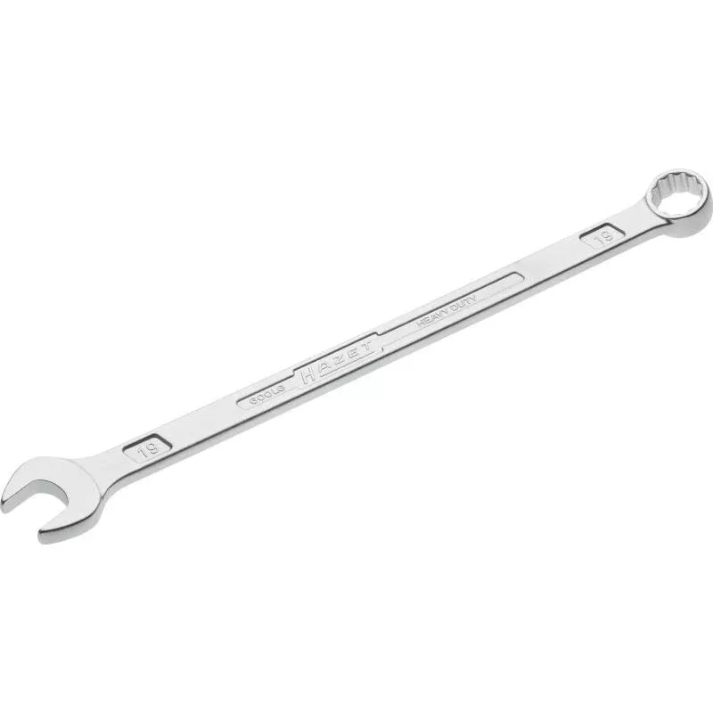 Hazet 600LG-19 Combination Wrench, Extra Long, Slim Design, 19mm
