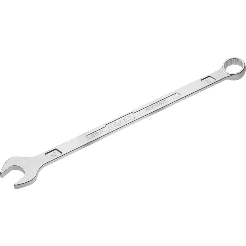 Hazet 600LG-32 Combination Wrench, Extra Long, Slim Design, 32mm