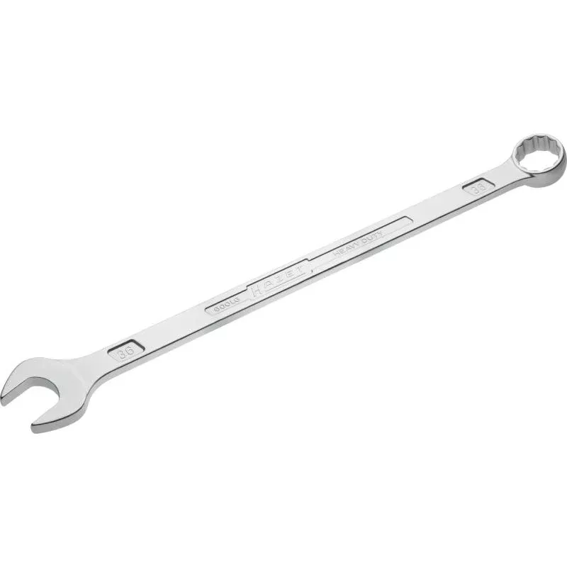 Hazet 600LG-36 Combination Wrench, Extra Long, Slim Design, 36mm
