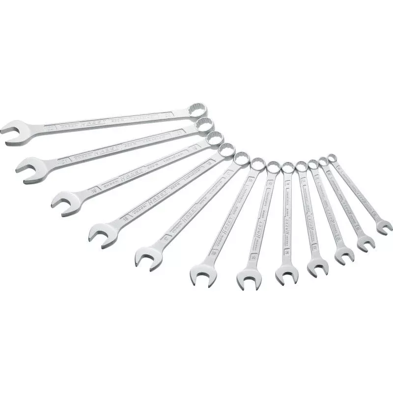 Hazet 600N/12N Combination Wrench Set, 12-Point, 12 Pieces