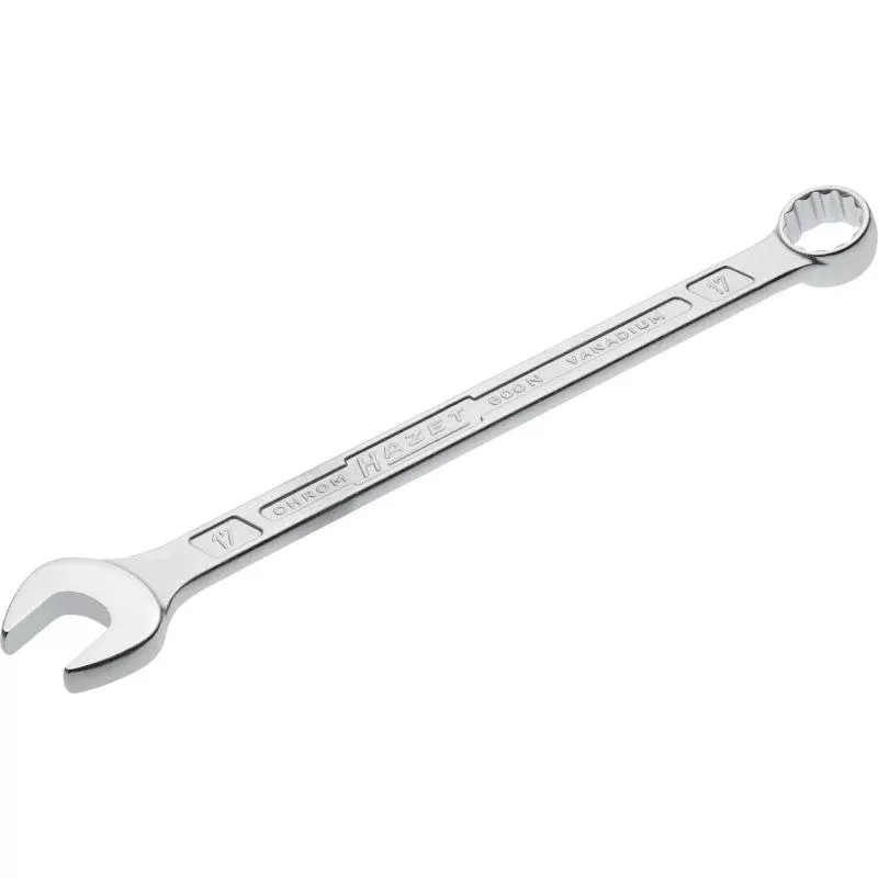 Hazet 600N-17 Combination Wrench, 12-Point, 17mm